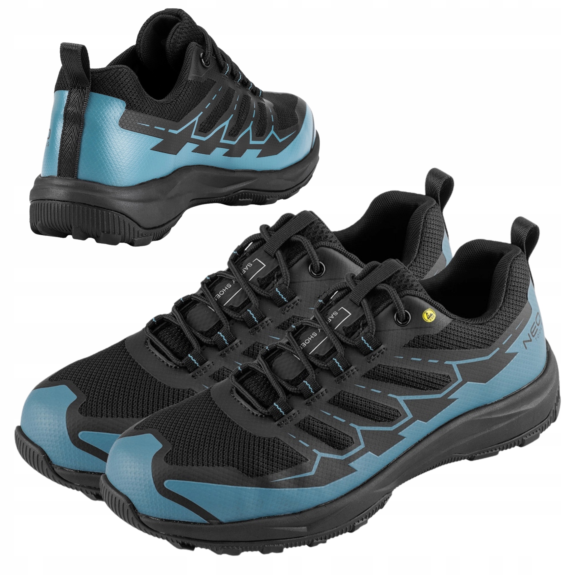 Półbuty obuwie buty robocze męskie bhp S1 Sr, Esd podnosek kompozytowy r 45