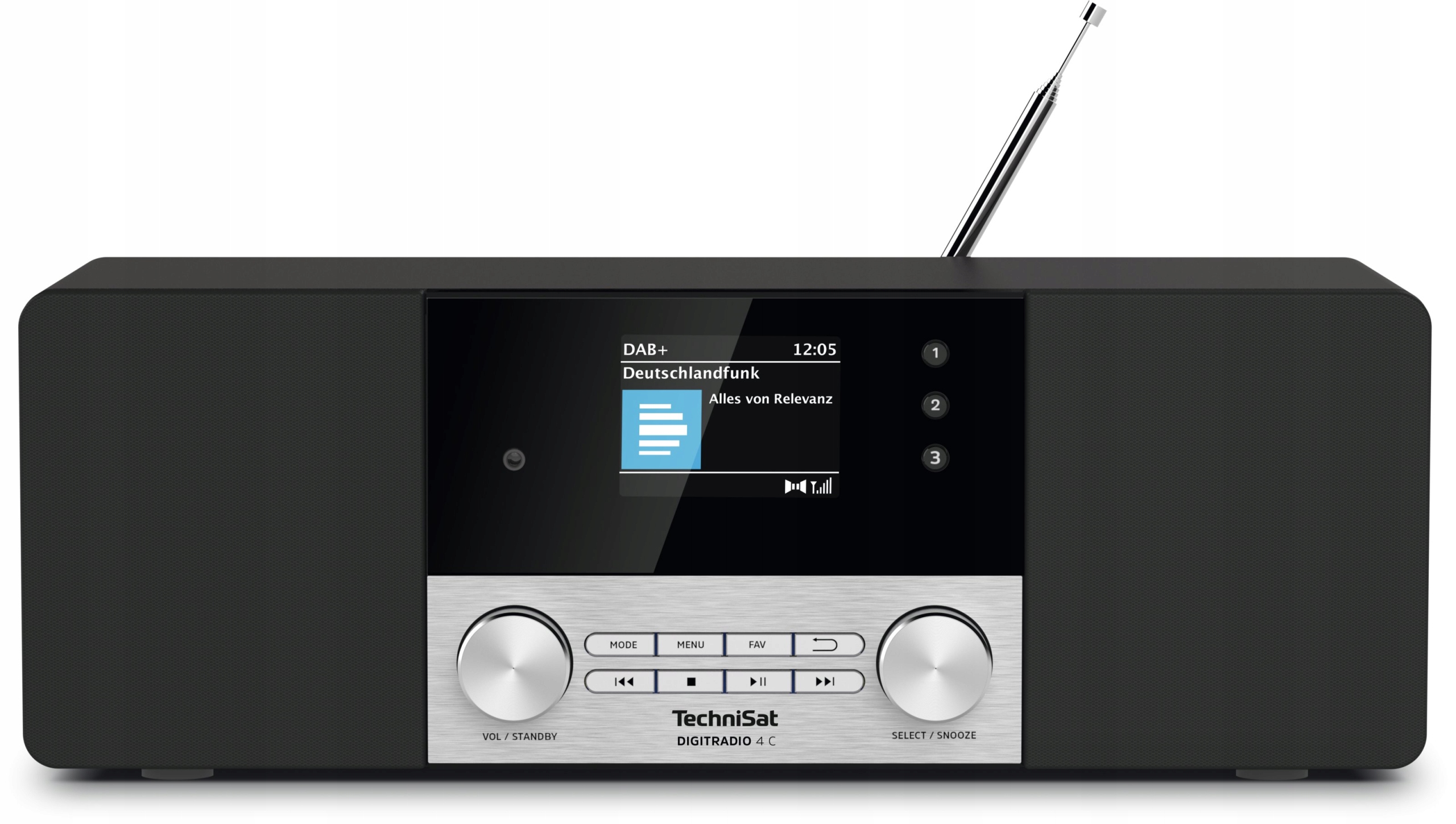Sieťové rádio Dab+, Fm TechniSat Digitradio 4 C