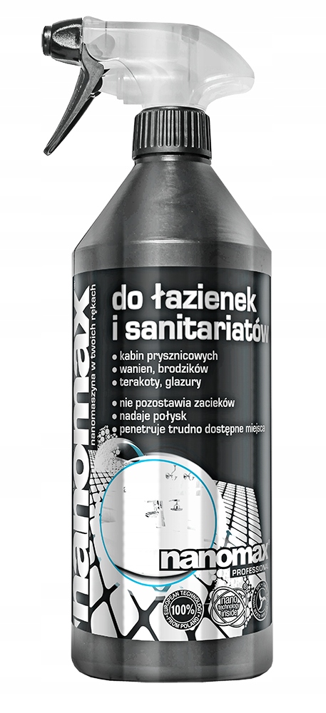 

Płyn do łazienek i sanitariatów 1000ml Nanomax