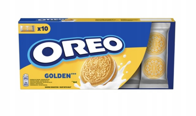 Levně Oreo Sušenky Golden 8 x 220 g