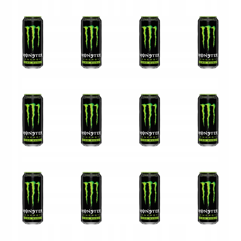 Monster Green Zero 500 ml X12