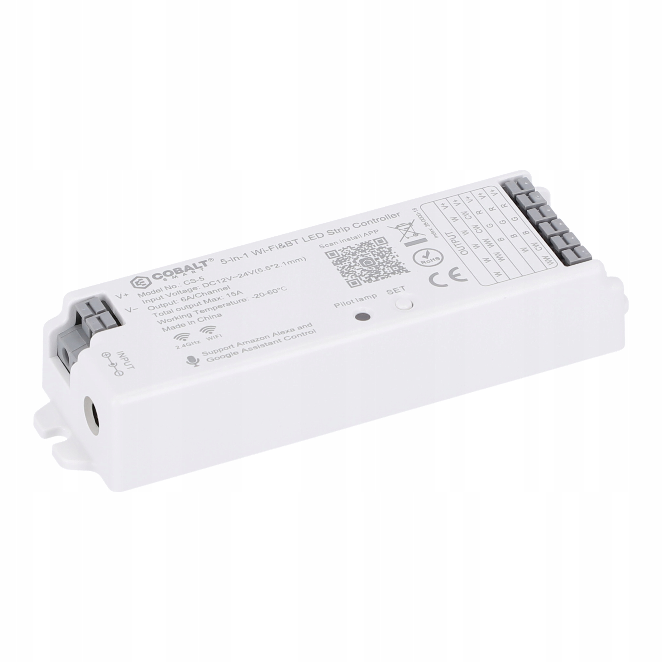 Sterownik Kontroler taśm LED RGB WiFi Android iOS Typ sterownik