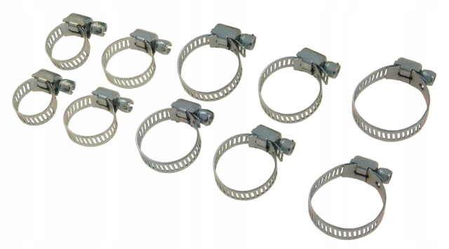 OPASKI ZACISKOWE ŚLIMAKOWE ZESTAW OPASEK OBEJMY