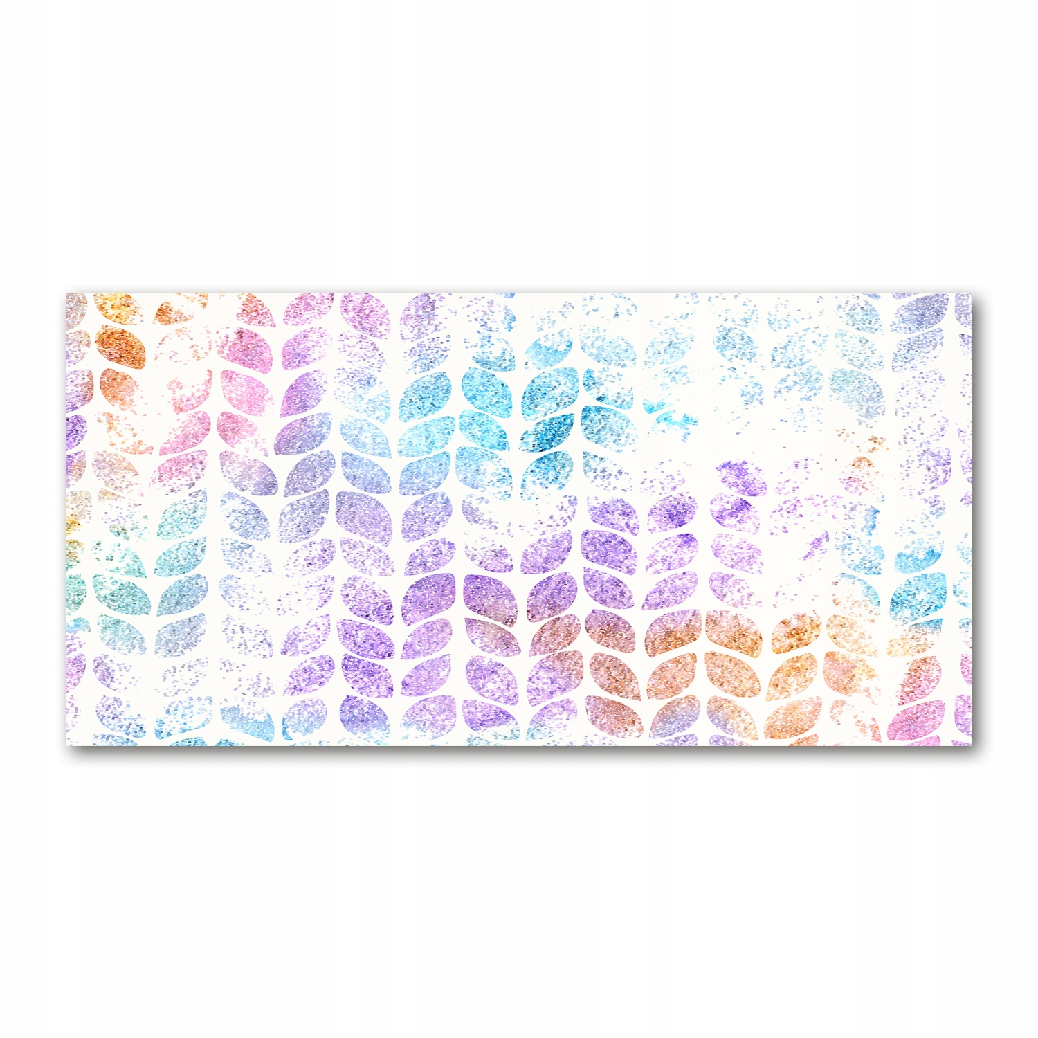 

Foto obraz akryl zdjęcie Kolorowe listki 120X60 cm