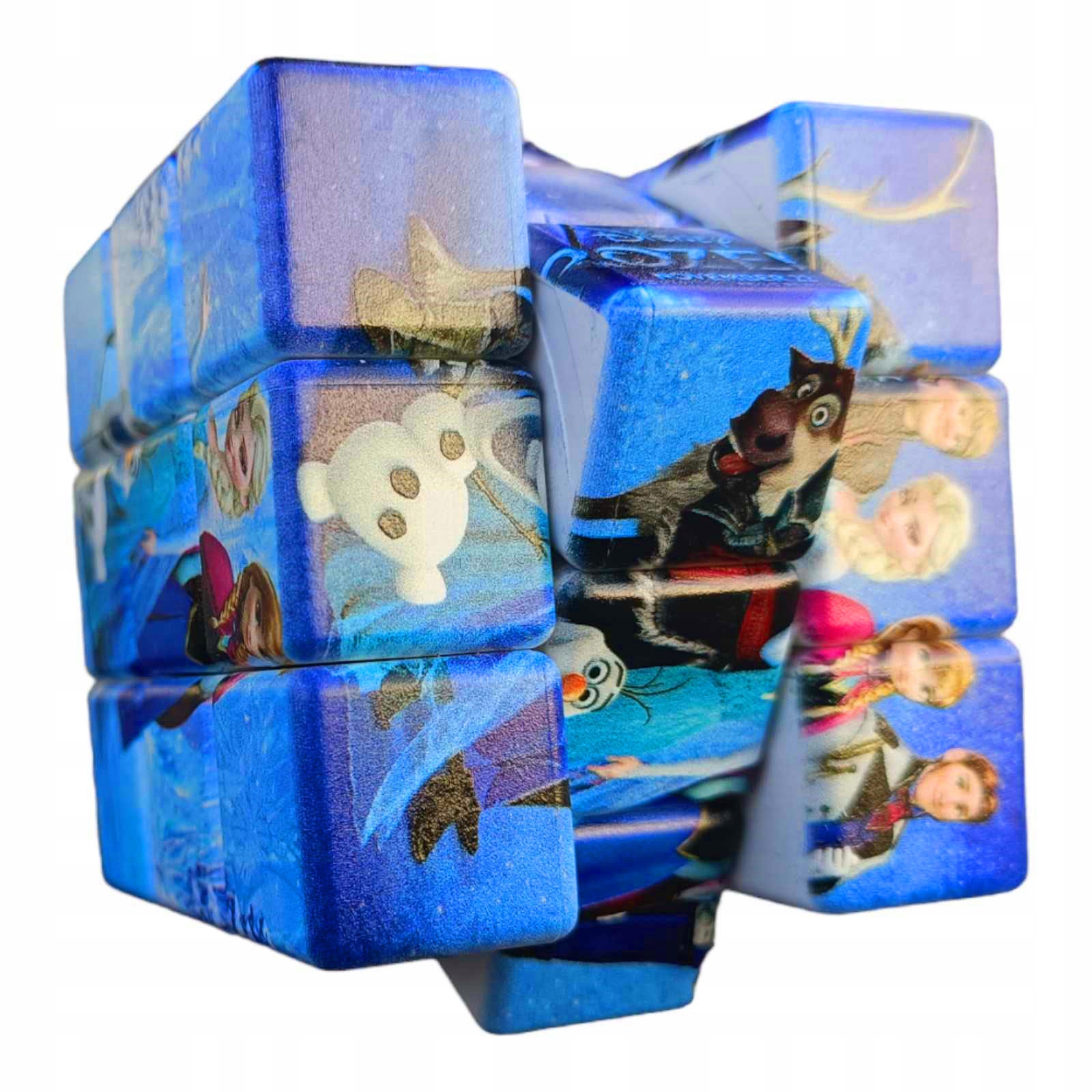 KRAINA LODU FROZEN KOSTKA RUBIKA LOGICZNA GRA 6 cm Rodzaj element