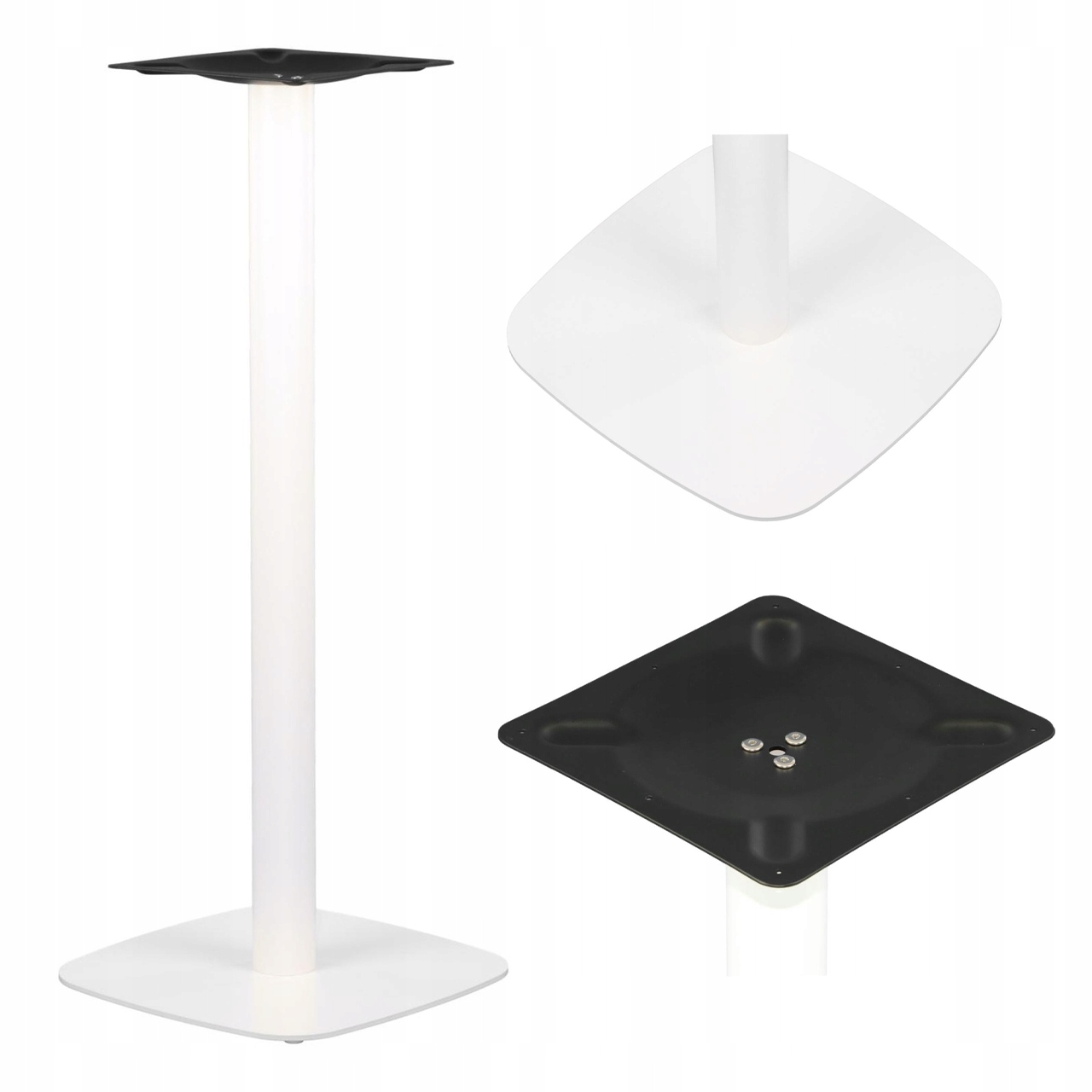 Podstavec/noha Pro Stůl SH-3050-2/H/W Bílá, Výška 110 CM, Pro Desky 70 CM