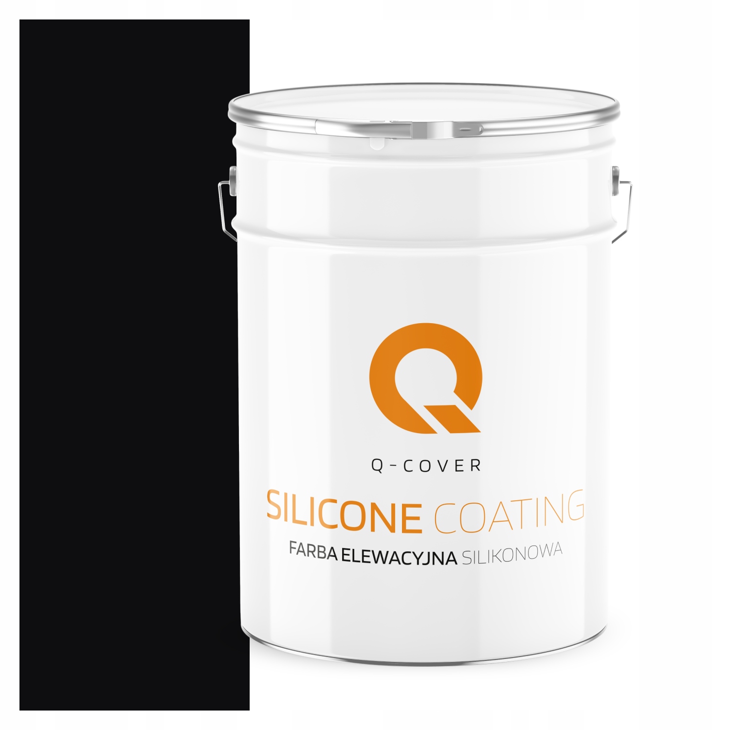 Fasádna Farba Silikónová Fasádna Farba Čierna Hlboká Ral 9005 10L