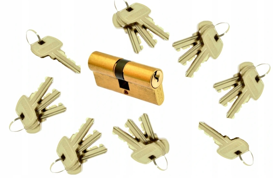 

Wkładka Gerda 30/40 30 kluczy do drzwi zamek