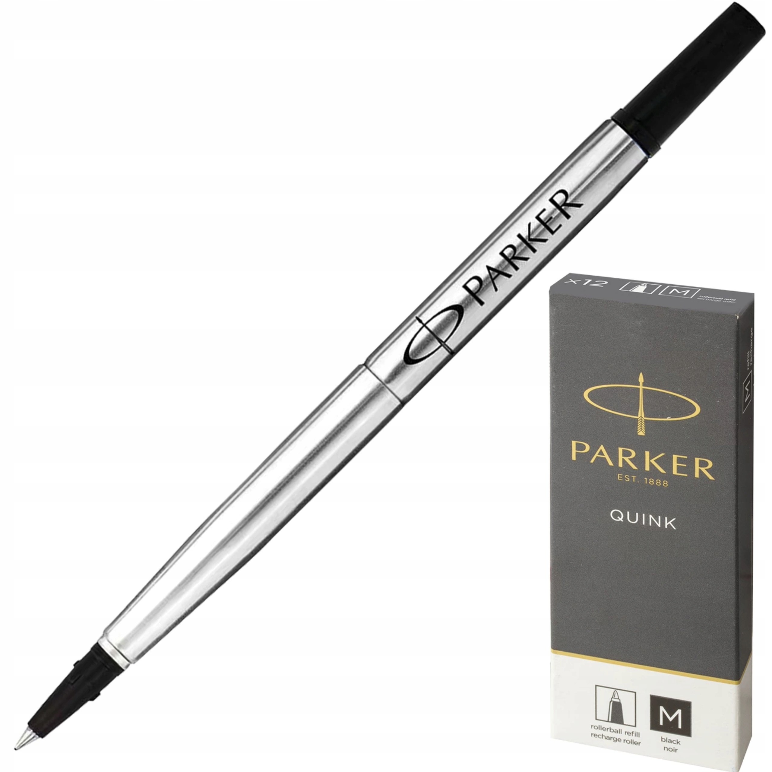 

Wkład do pióra kulkowego Parker czarny M