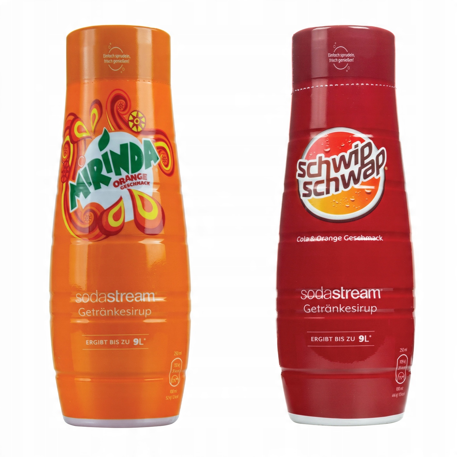 

Syropy Sodastream Mirinda Schwipschwap Cola Orange