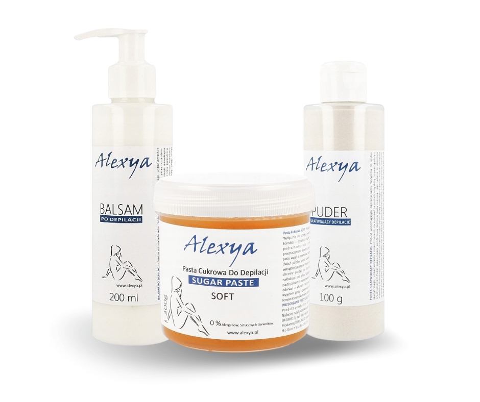 

Alexya Zestaw Pasta Cukrowa Soft, Balsam I Puder