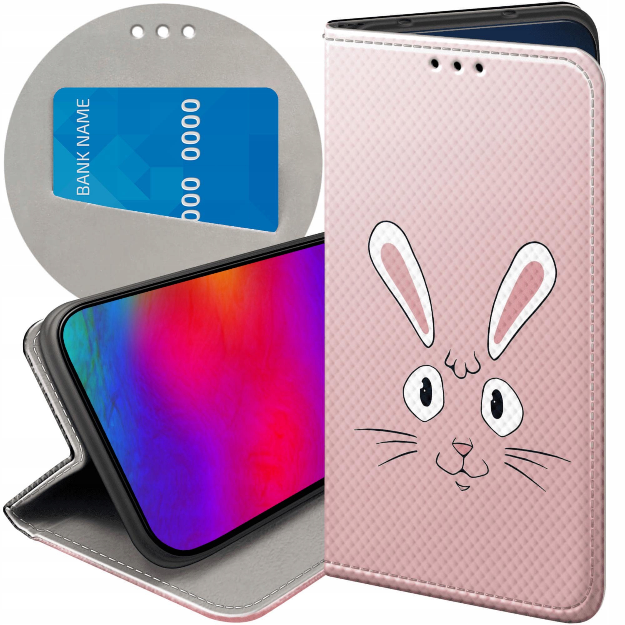 Etui Z Klapką Do Honor 400 Smart X7D 4G 5G Królik Zając Bunny