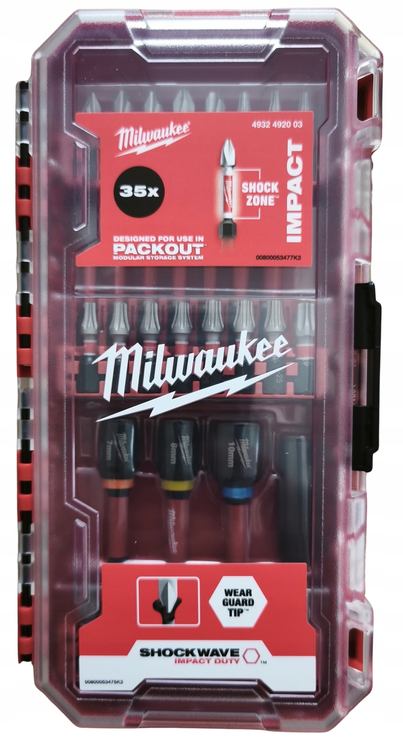 Zestaw bitów udarowych Milwaukee Shockwave 35 szt 4932492003