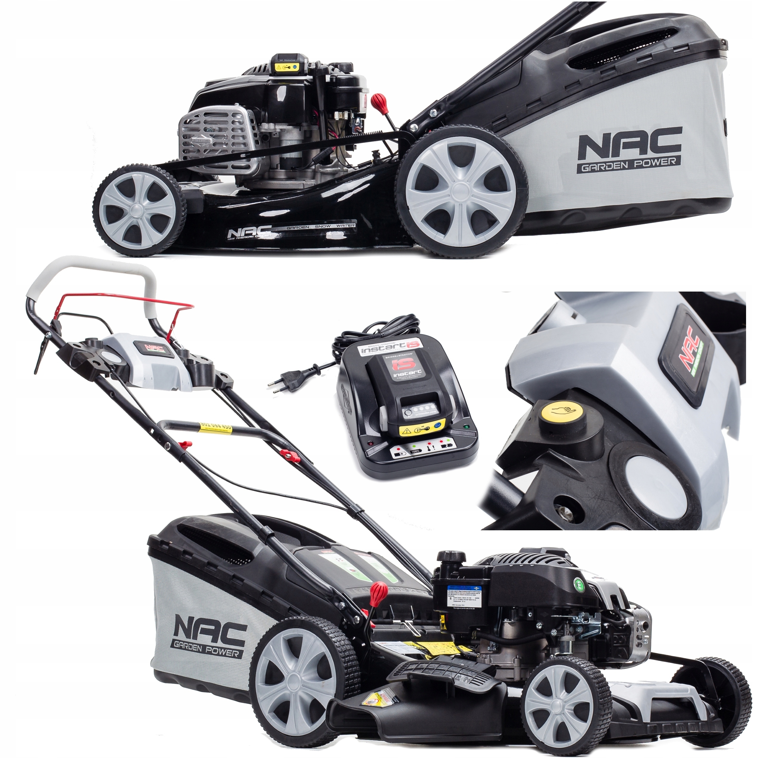 Kosiarka Spalinowa Nac Silnik Briggs 161CM3 Rozrusznik Elektryczny 6W1 51CM