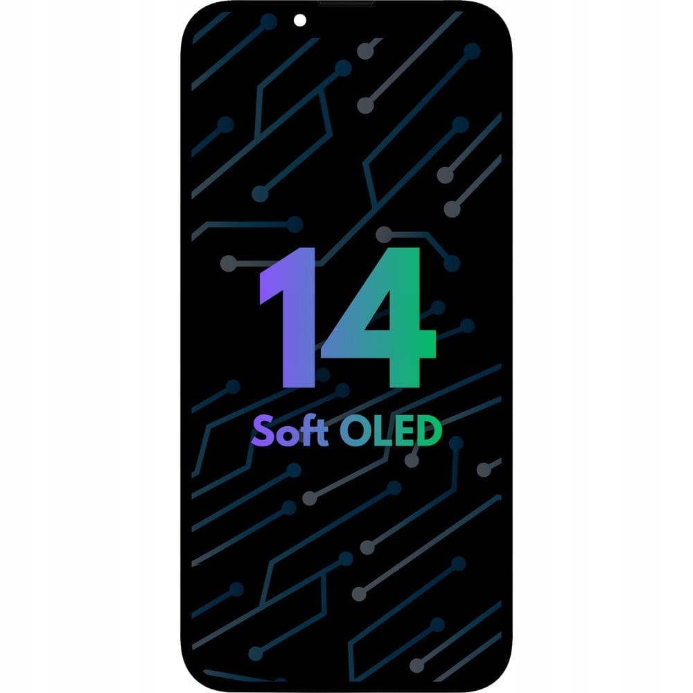 LCD displej pro iPhone 14 Náhradní Soft Oled těsnění