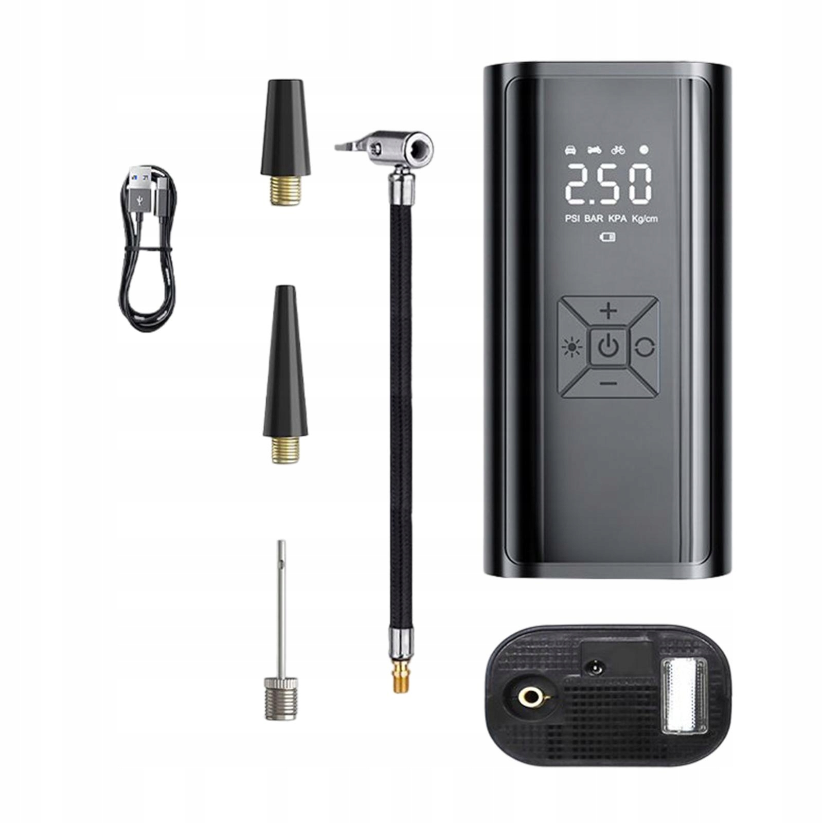 Przenośny elektryczny inflator opon samochodowych Szybka inflacja do motocy EAN (GTIN) 4894724685386