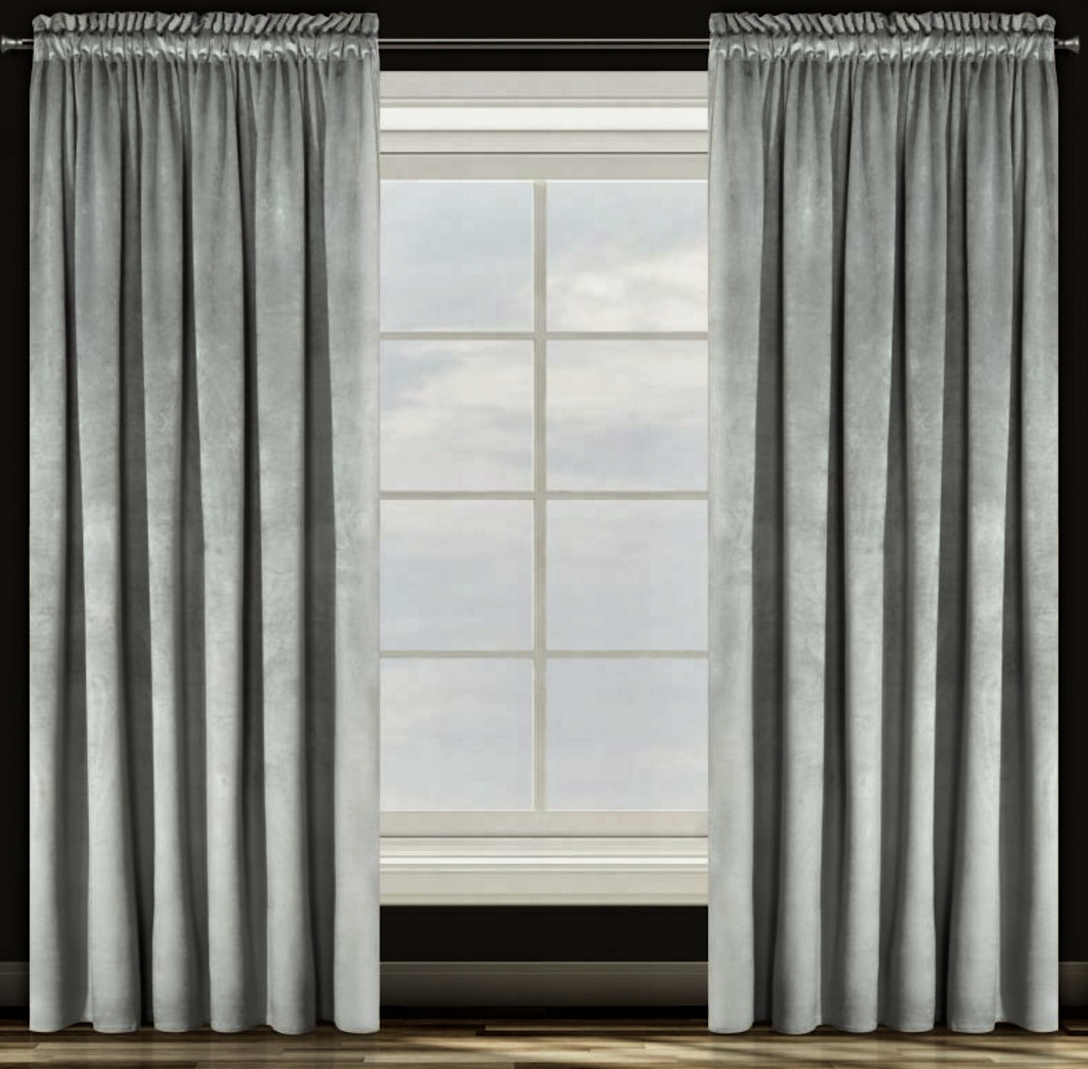 

Zasłona GRUBA140x250 Velvet WELURaksamitTUNELżabki