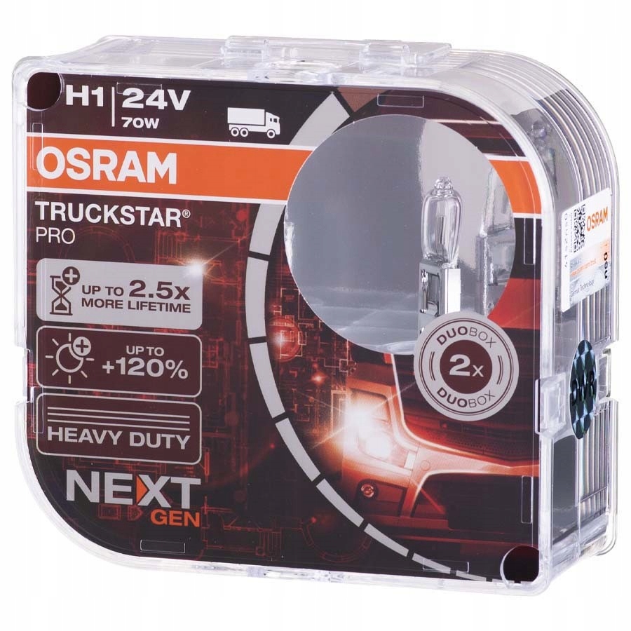 

Żarówki H1 Osram Truckstar Pro Next Gen +120%