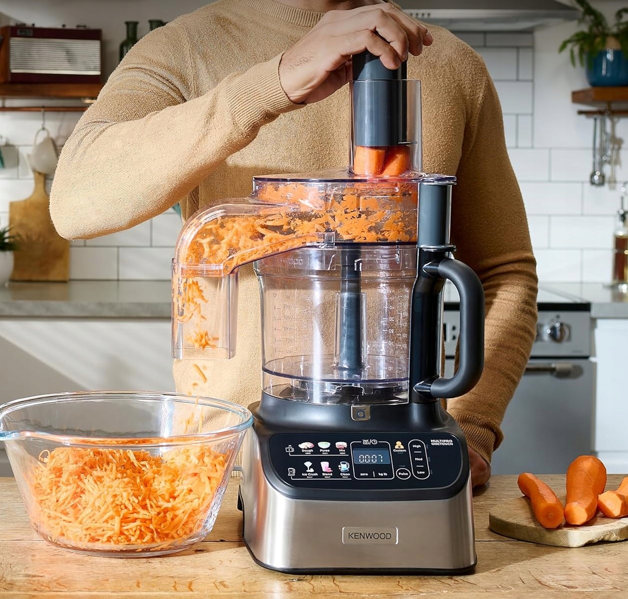 KENWOOD Multipro Robot Kuchenny 2w1 Mikser 1000W Srebrny Z Akcesoriami — miniatura 14