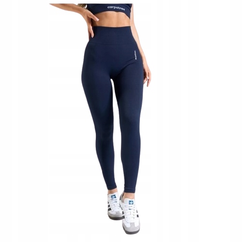 Carpatree Legginsy Bezszwowe Push-up Allure Midnight Blue r. M