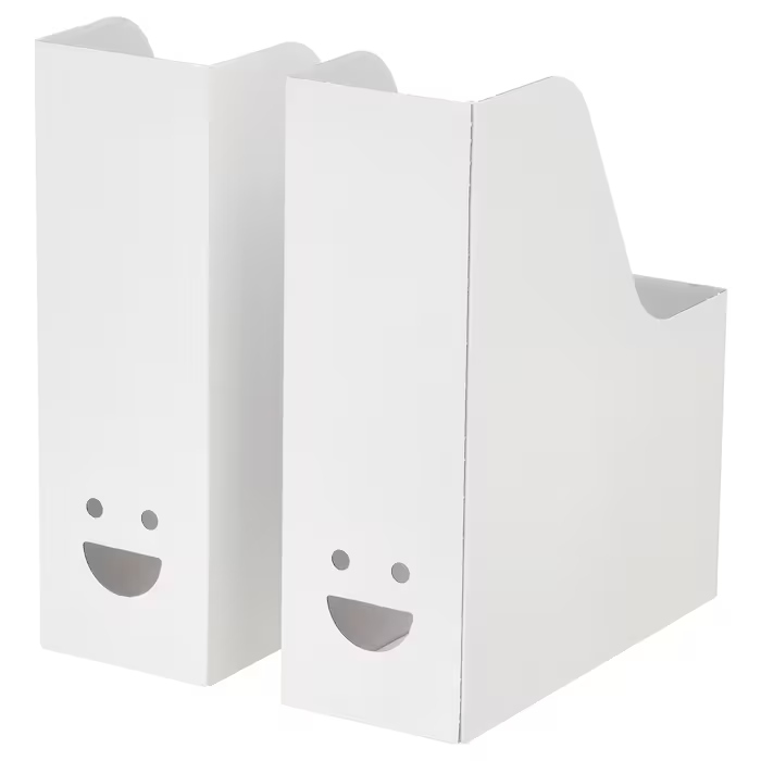 

Ikea segregator Tjabba biały na dokumenty 2szt