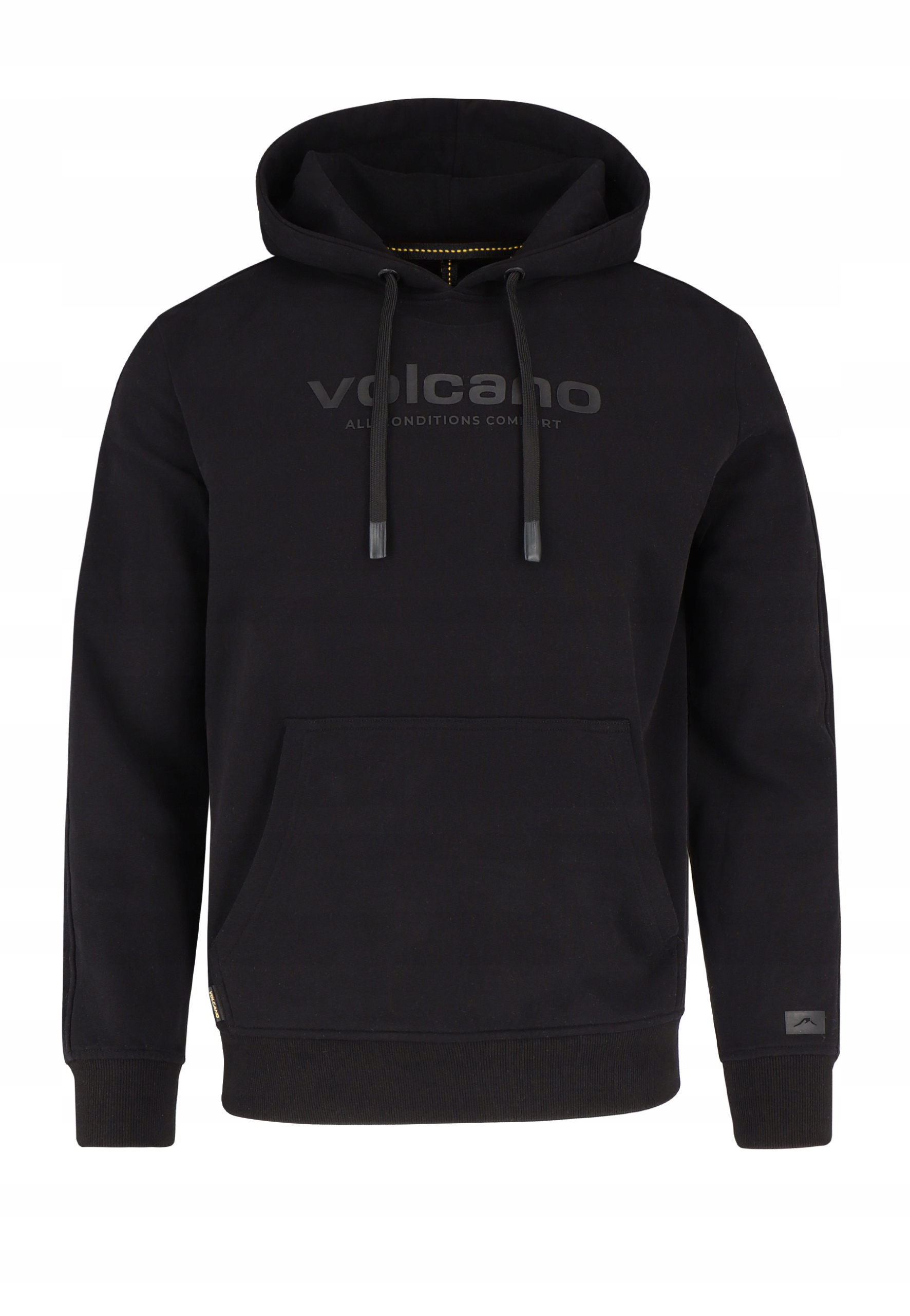 Pánská Mikina Hoodie Klokanka černá Volcano B-piko S
