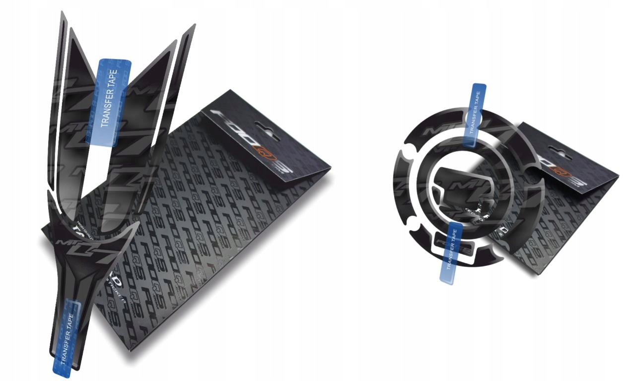 Tank-pad Cap-pad Fooqs Yamaha MT-07 MT07 Černý