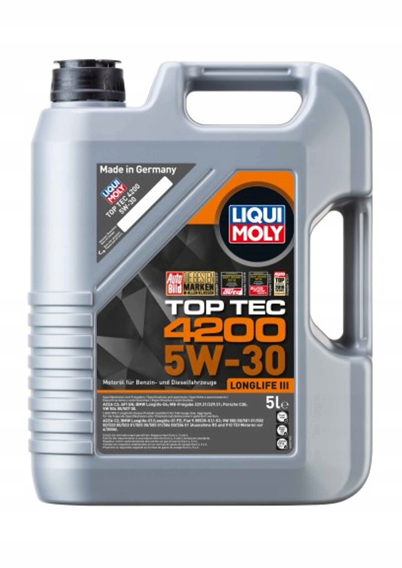 LIQUI MOLY TOP TEC 4200 LONGLIFE III 5W30 5L 8973