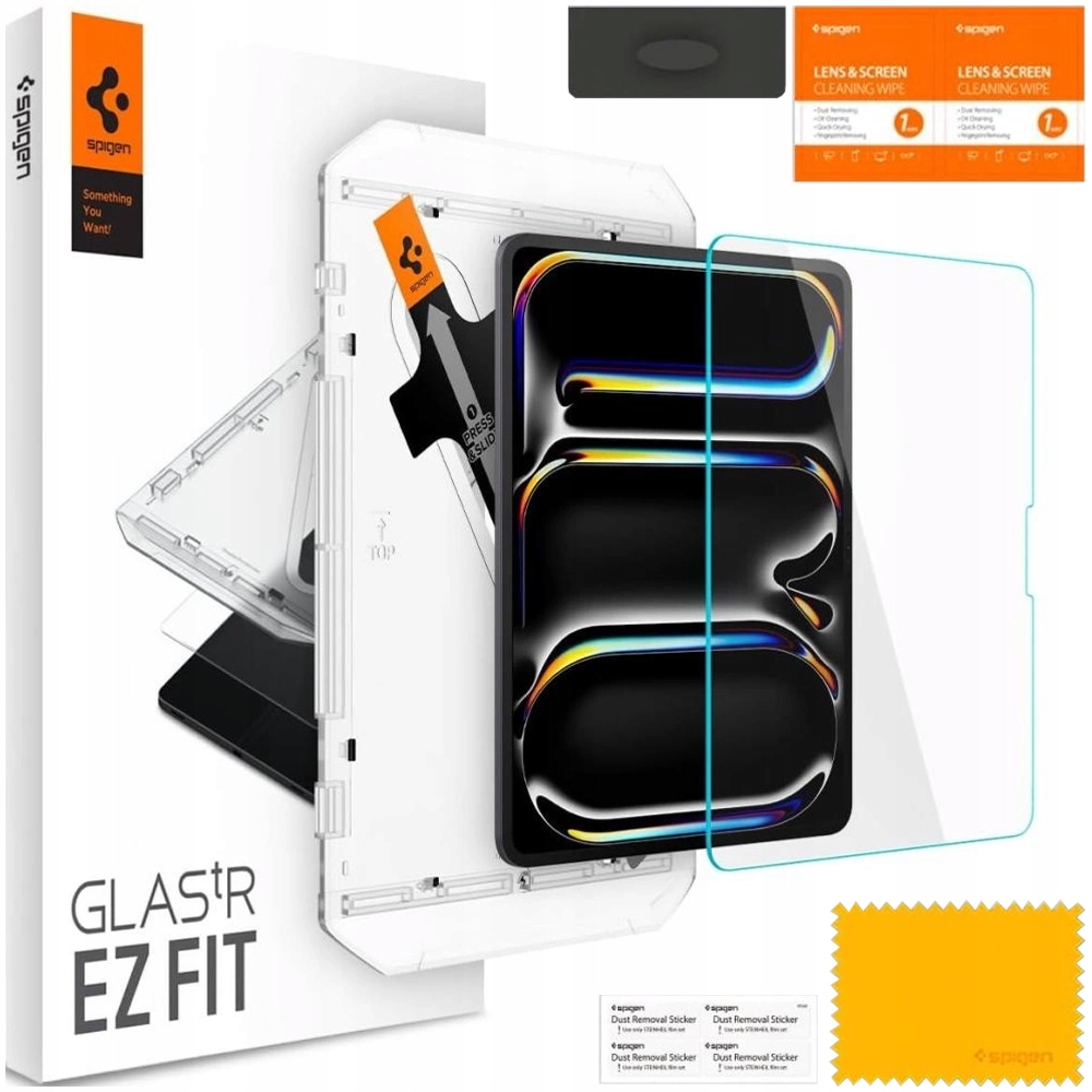 Spigen Tvrzené Sklo Glas.tr Ez Fit Pro Ipad Pro 13 7 2024 Samoinstalující