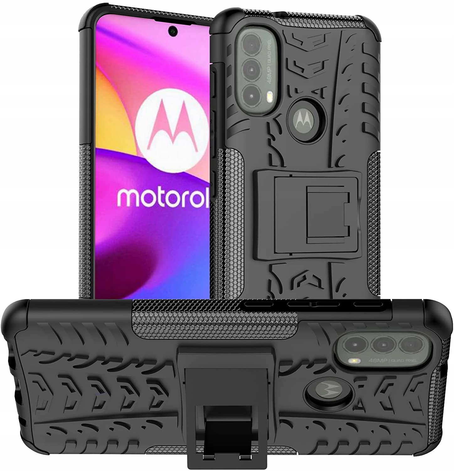 

Etui Pancerne 2 x Szkło Do Motorola Moto E40 E20