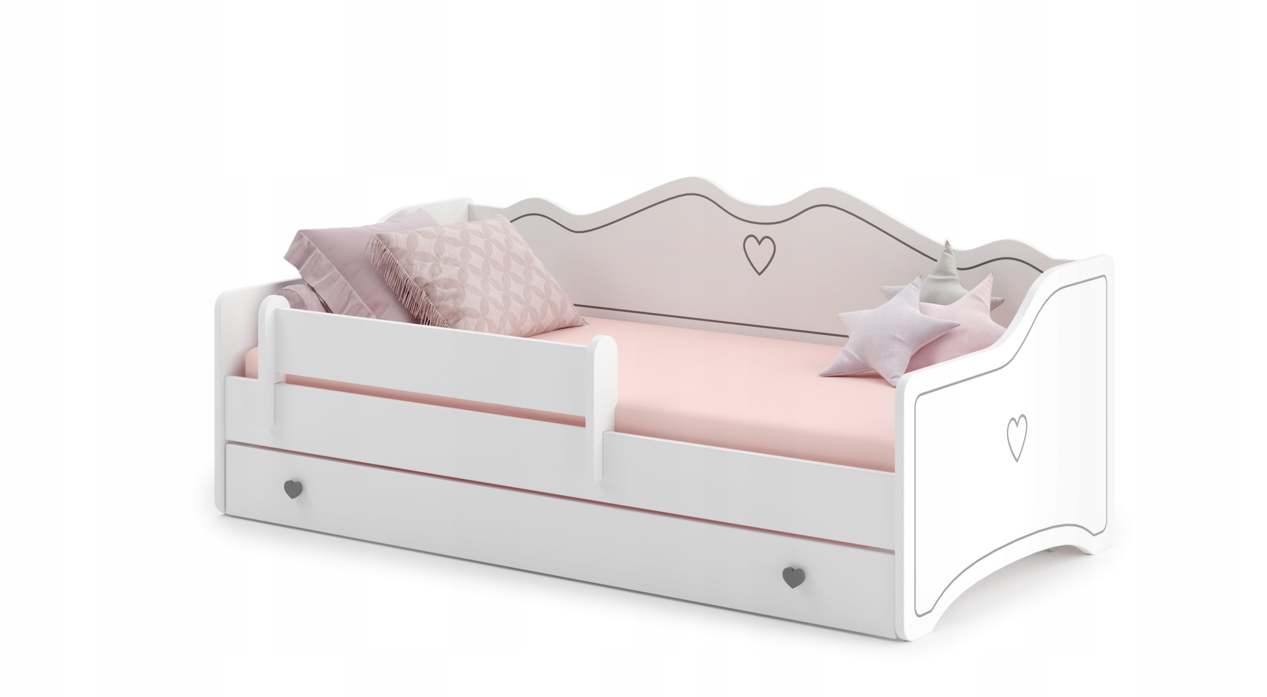 

Łóżko dziecięce Emma 160x80 z szufladą materac