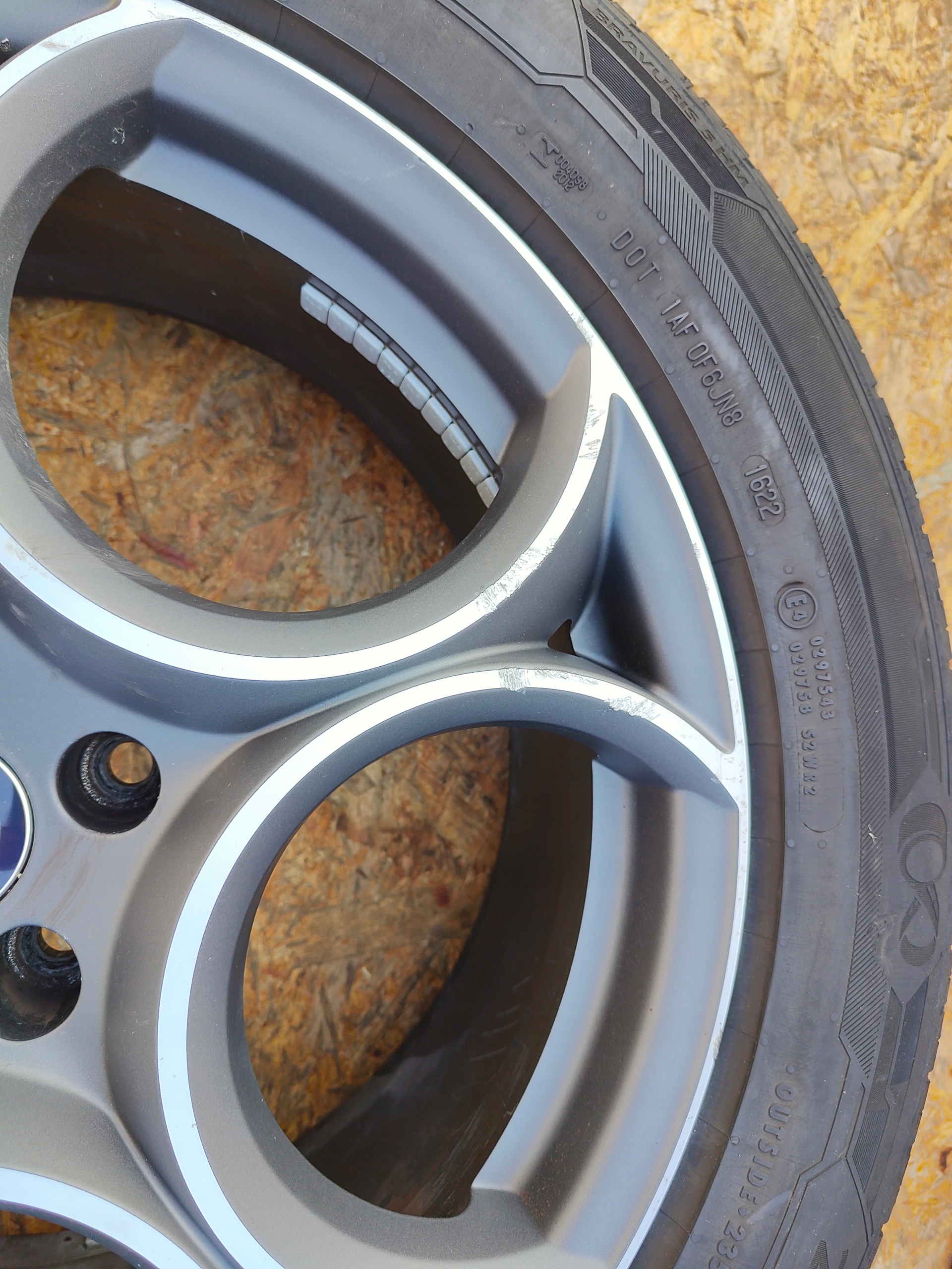 KOŁA FELGI ALFA ROMEO STELVIO BARUM BRAVURIS 5 235 55 R19 2022 !!! Rozstaw śrub 5x110