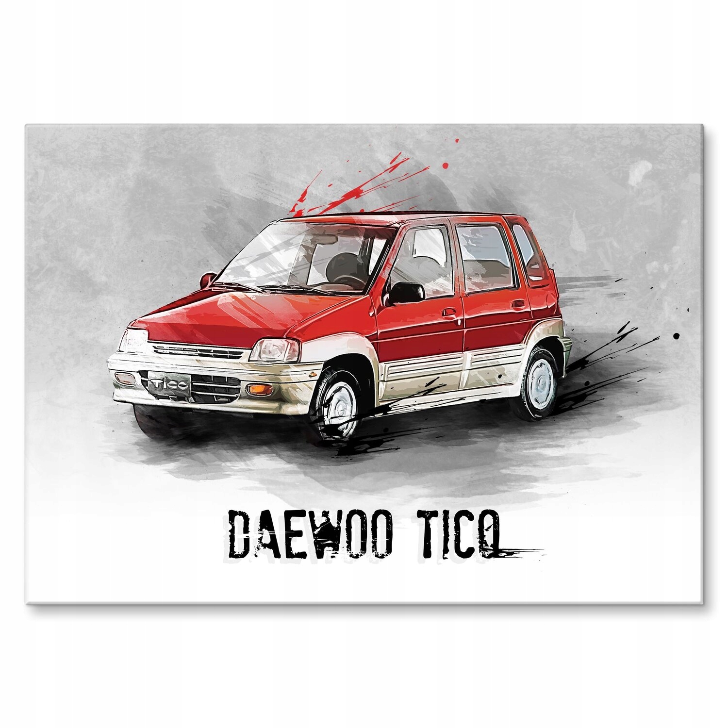 Kovový plakát Daewoo Tico Szyld Plech 42 x 59,4 cm Dárek