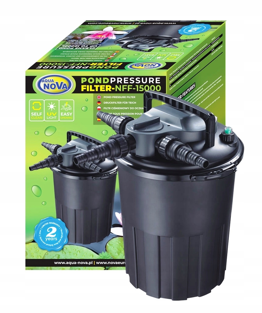 Filtr Ciśnieniowy Samoczyszczący NFF-15000 Z Lampa UV-36W Aqua Nova