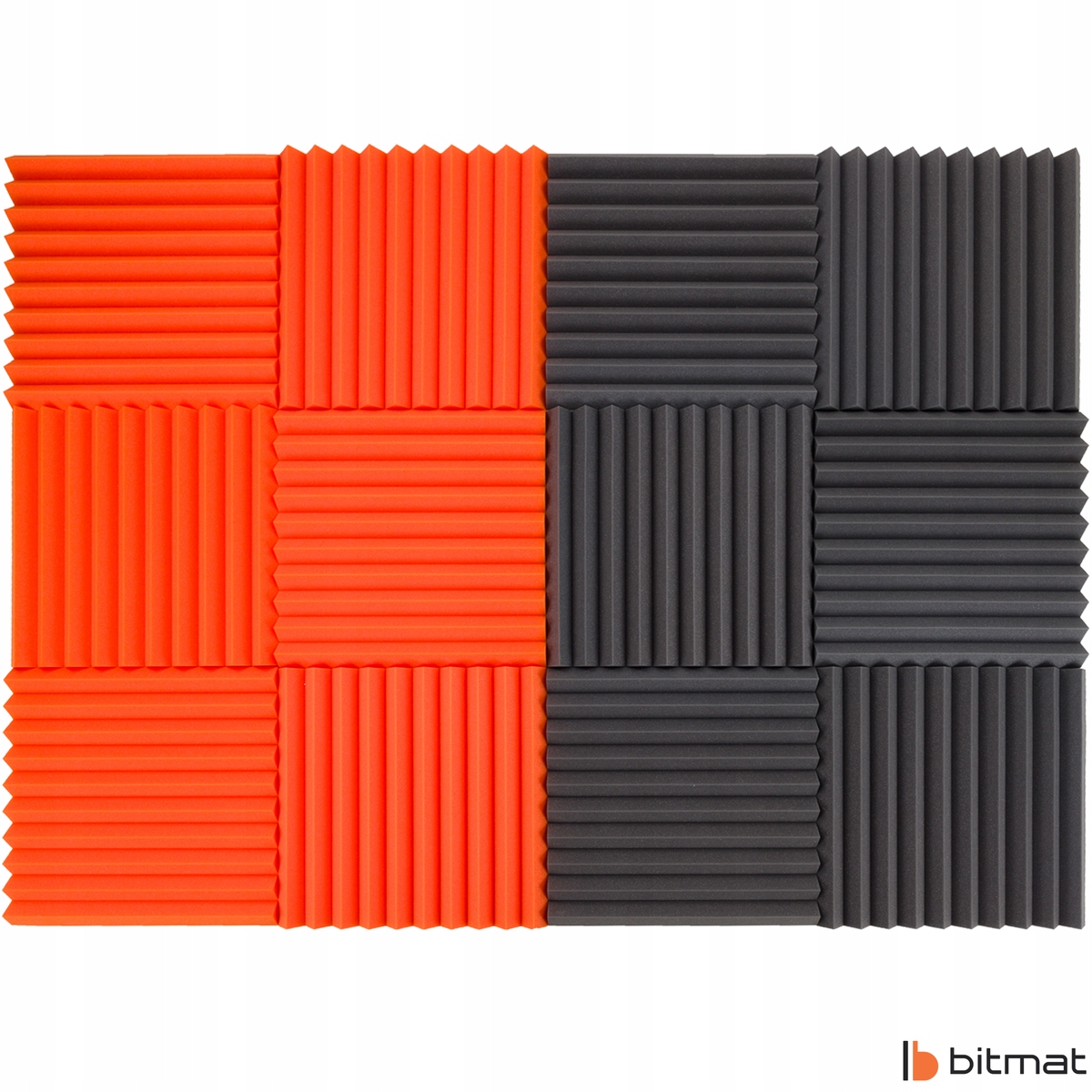 PANELE AKUSTYCZNE MATY PIANKI AKUSTYCZNE 50x50 3m2 do pokoju dziecięcego Szerokość produktu 50 cm