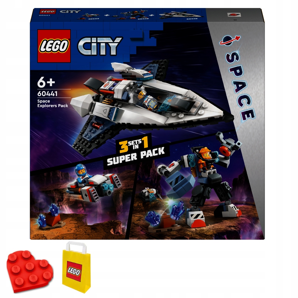 Lego City 60441 Sada s výzkumníky vesmíru