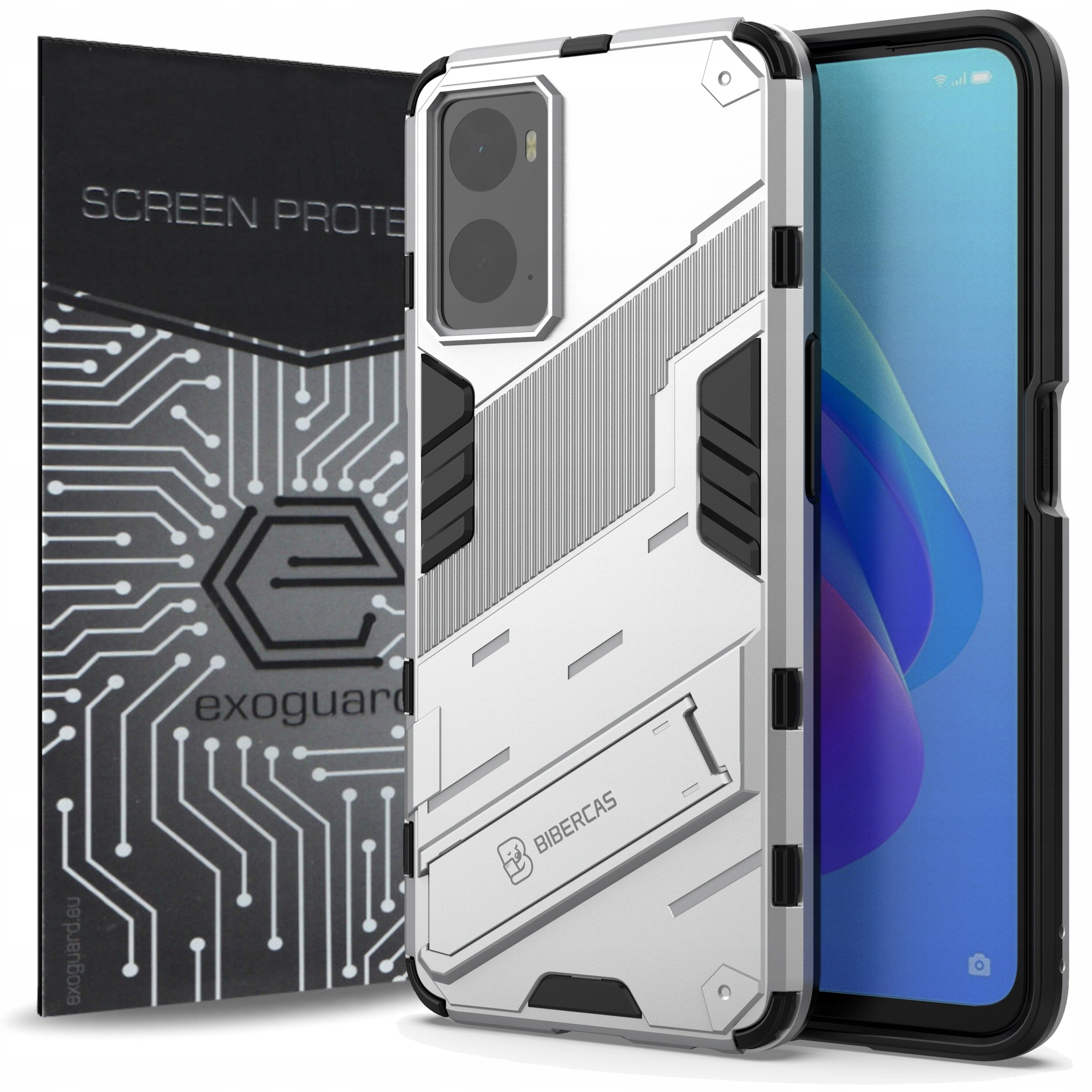 

Etui Pancerne+szkło do Oppo A96 (4G) Realme 9i