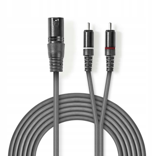 

Xlr 2xRCA wt wt 1.5m kabel audio Nedis