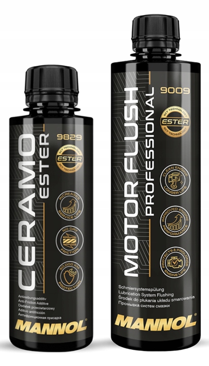 Dodatek do oleju silnikowego Ceramo Ester ceratec+ płukanka Motor Flush Pro