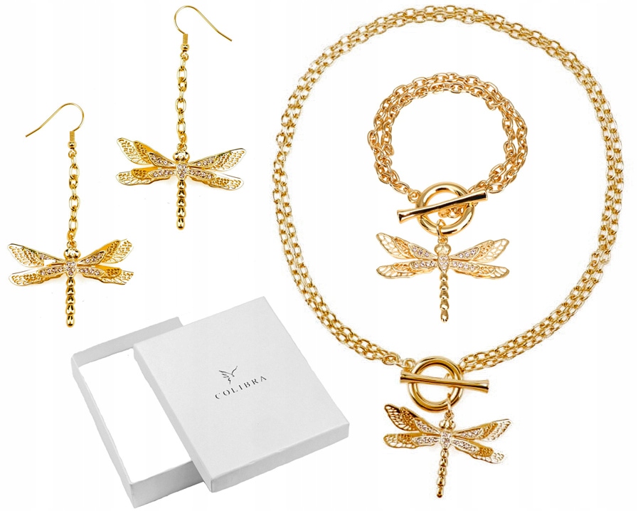 Jedinečný Komplet Exkluzivních Zlatých Šperků