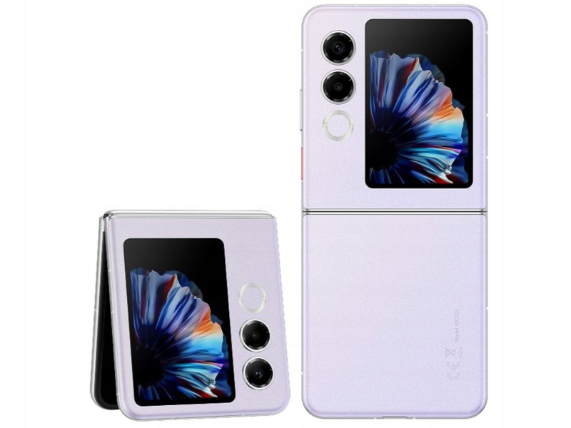 Smartfon Nubia Flip 2 5G 8/256GB 6.9" 120Hz Fioletowy