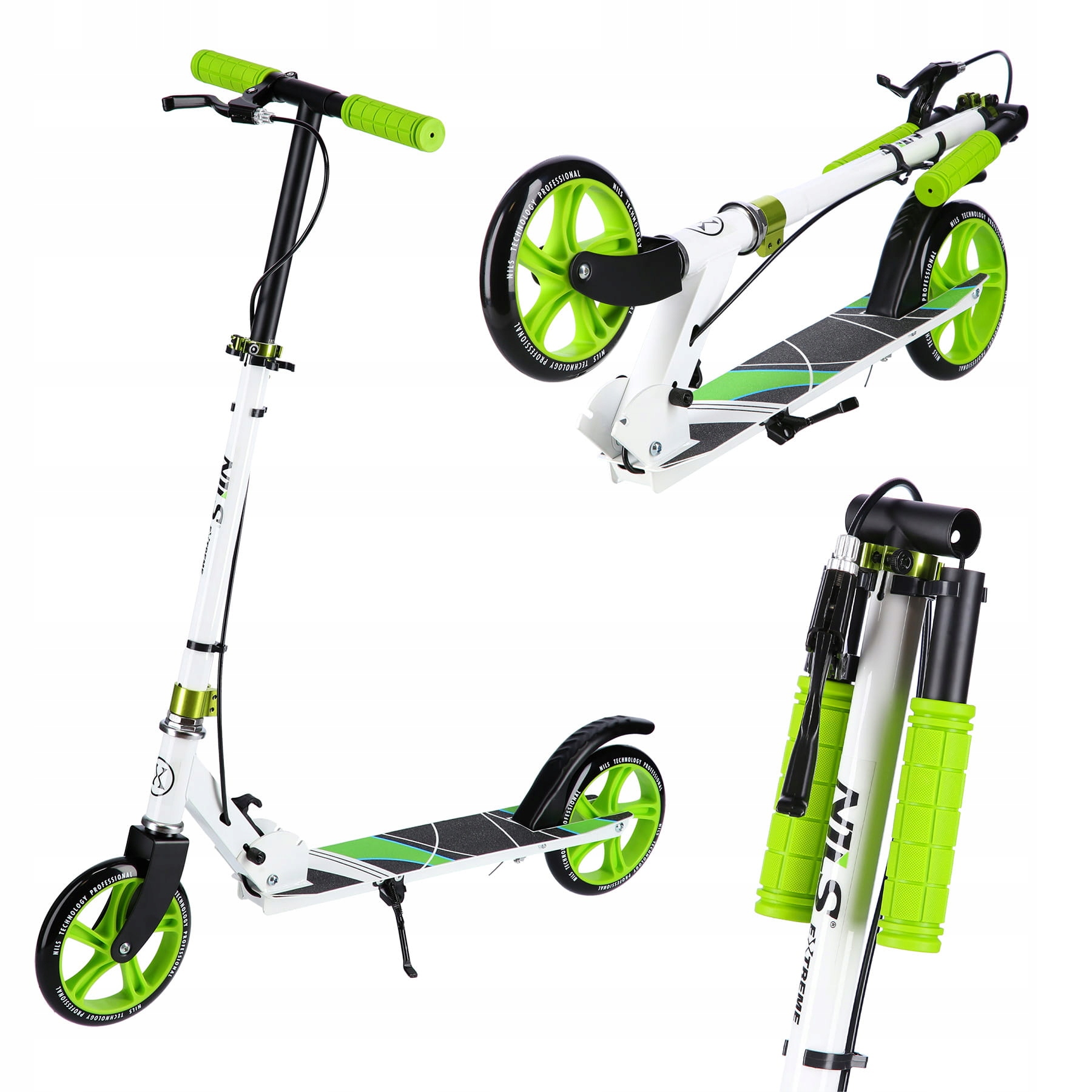 Hulajnoga miejska 100kg 180mm Abec 7 hamulec ręczny nożny Nils Extreme