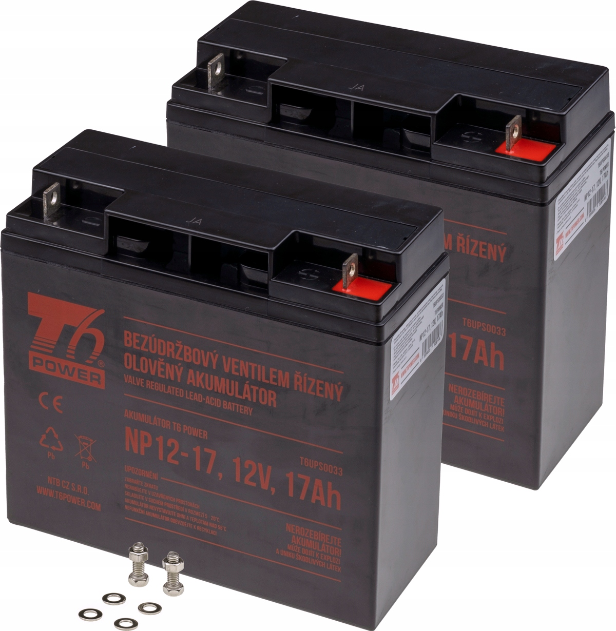 Sada baterií T6 Power pro Ibm 2130R6X, Vrla, 12 V