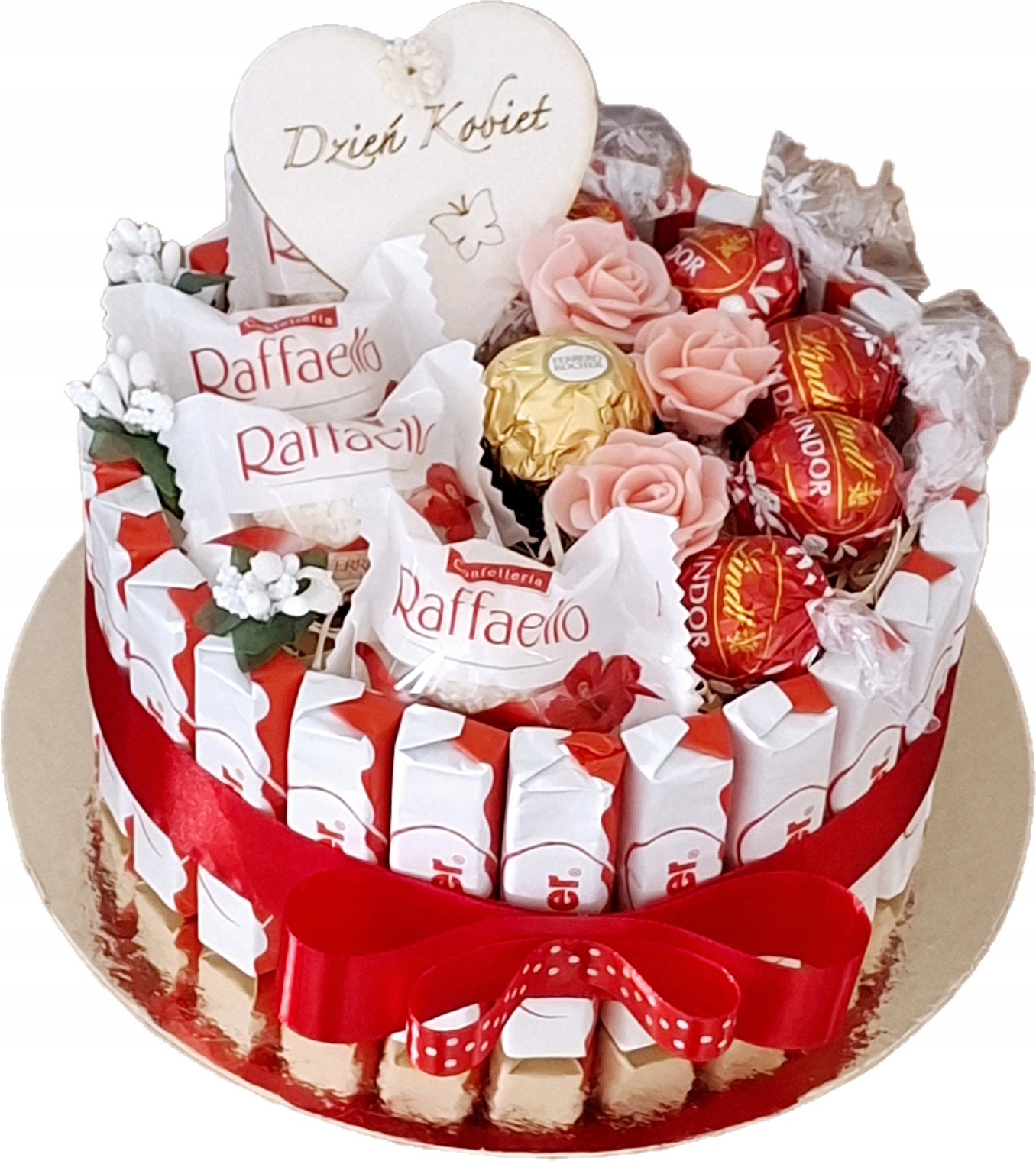 Tort Kinder Raffaello Słodycze Urodziny18 30 Imieniny Dzień Kobiet