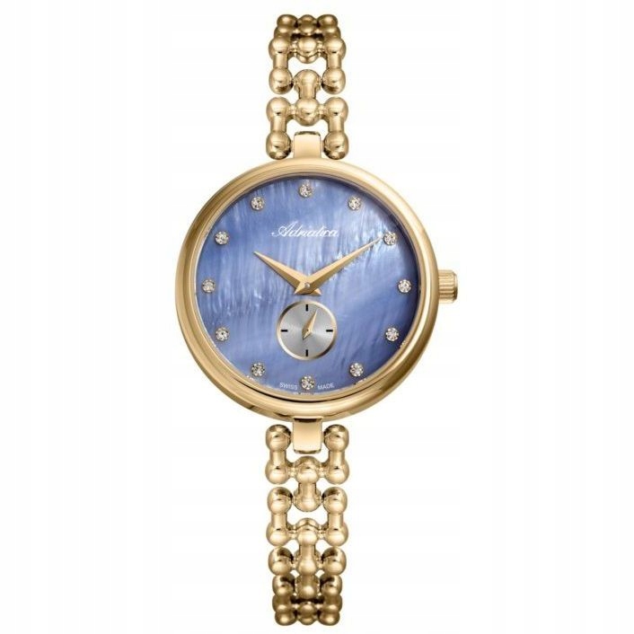 Dámské hodinky Adriatica s perleťovou hmotou a krystaly A3727.114ZQ/T