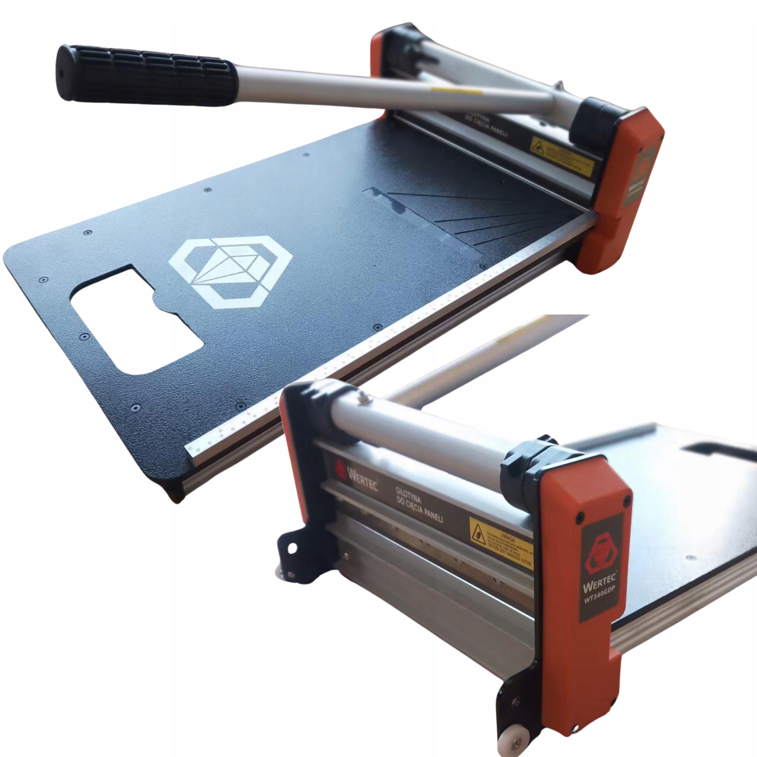 Gilotínový rezací nôž na panely vrátane laminovaných Wertec WT340GDP