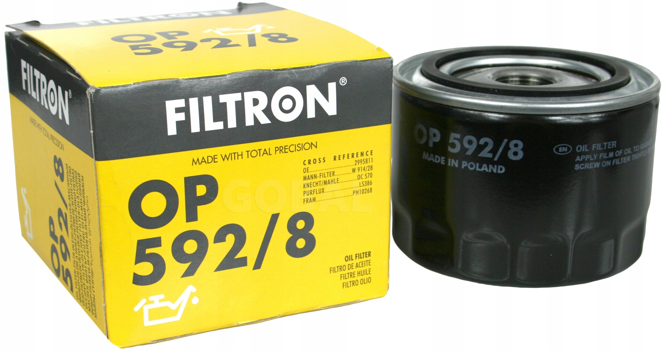

Filtr oleju Filtron Op 592/8