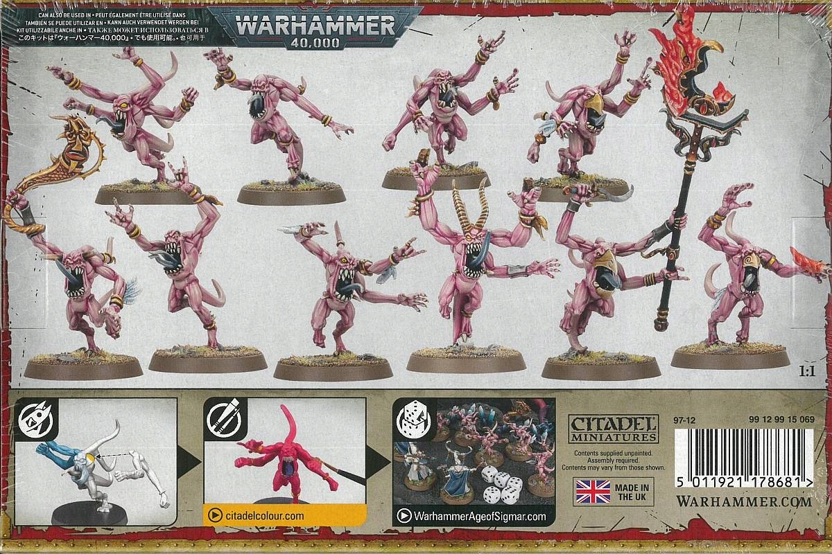 Daemons of Tzeentch Pink Horrors System Warhammer Age of Sigmar