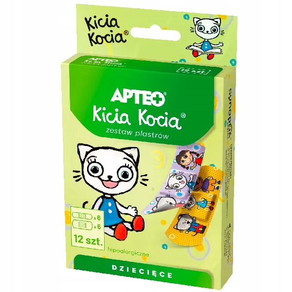 

Apteo plastry dla dzieci Kicia Kocia 12 szt.