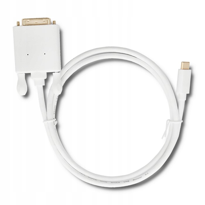 Qoltec Kabel USB 3.1 typ C męski/ DVI męski 4K Marka Qoltec